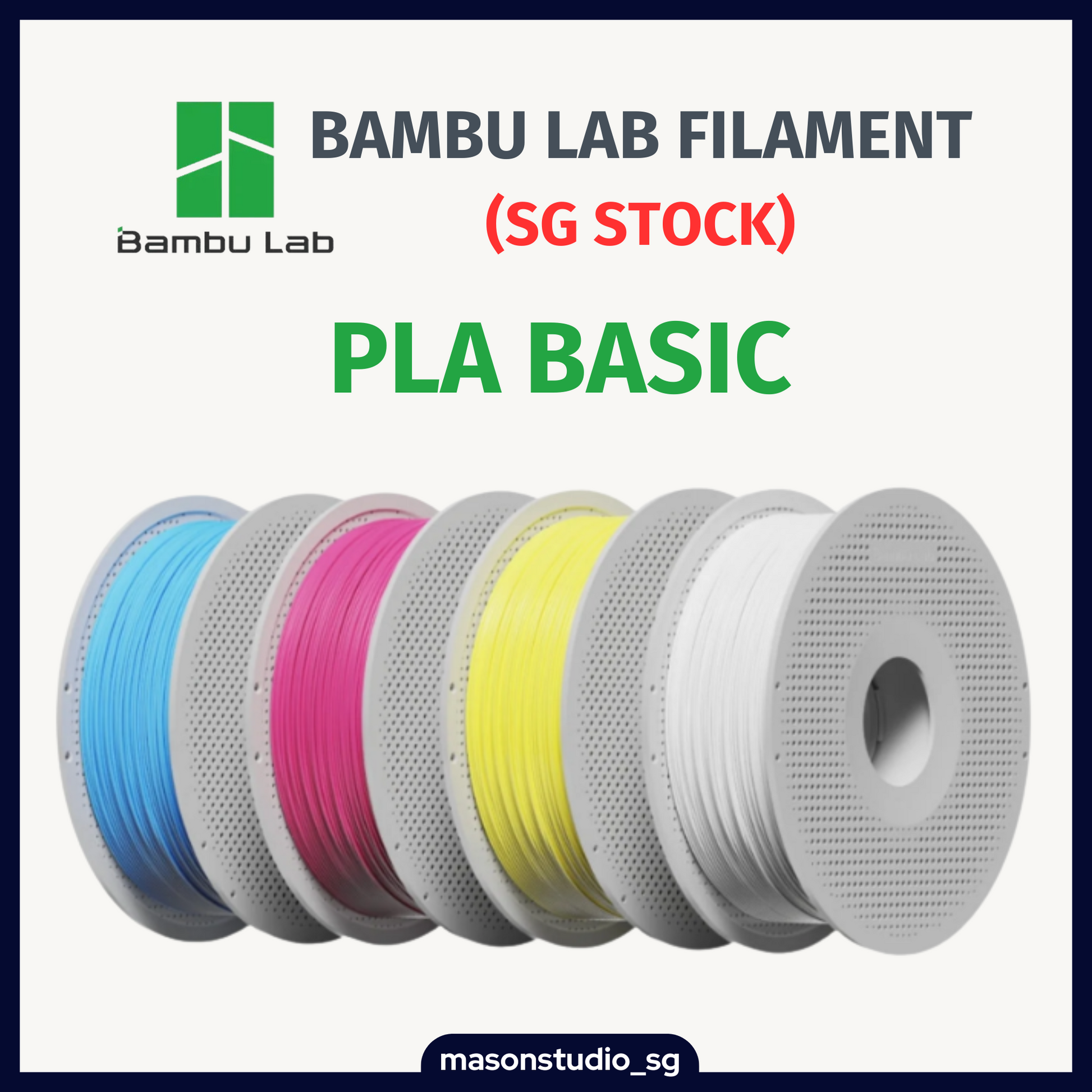 Bambu Lab PLA Basic Filament – masonstudio