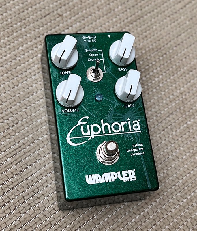 USED Wampler Euphoria Natural Transparent Overdrive Pedal - Matt's