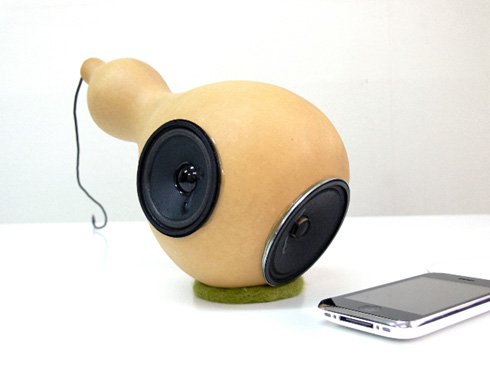 ひょうたんから、音楽。 ひょうたんスピーカー | まとめのインテリア