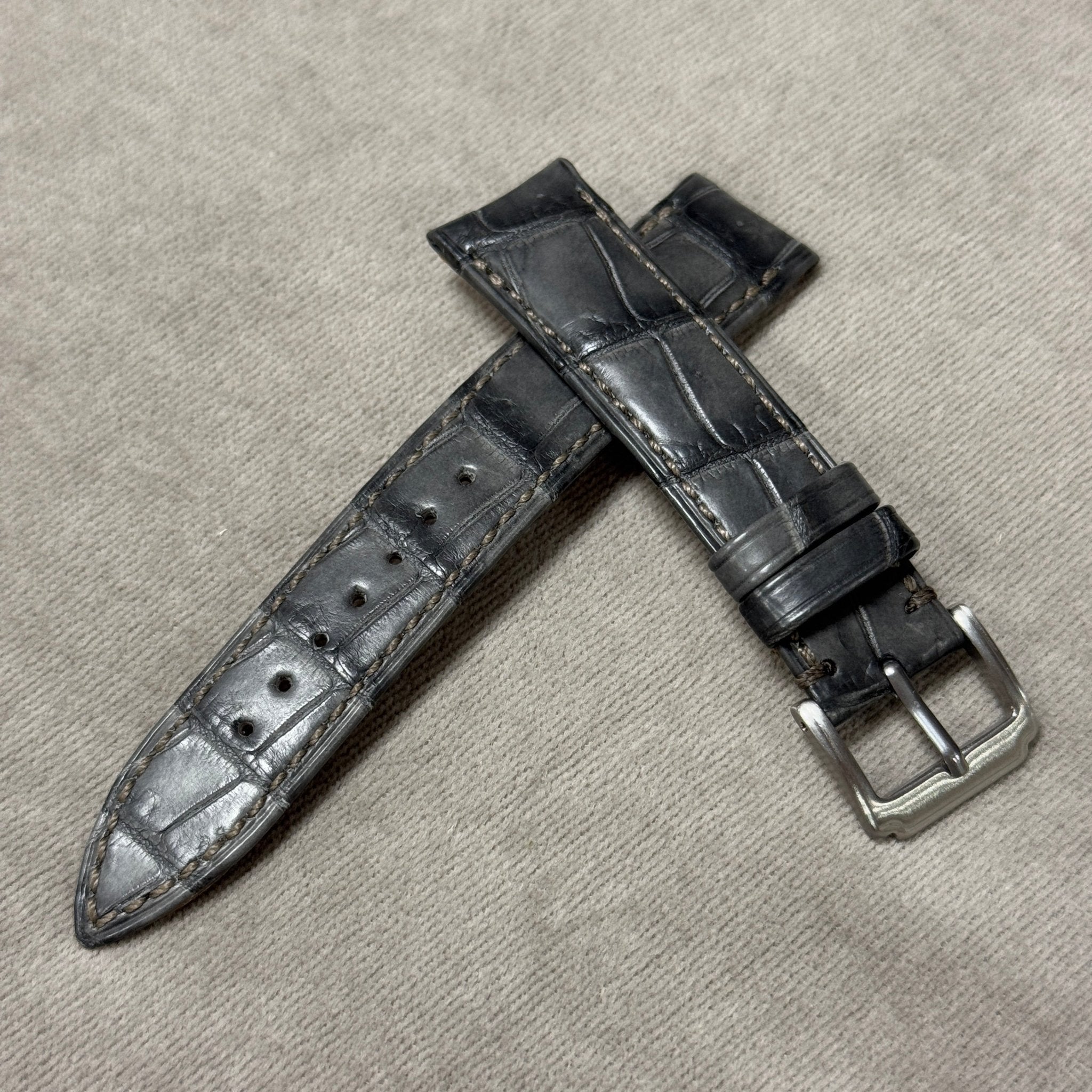 墨染クロコダイル｜ヘリ返し｜19-18mm – 松下庵