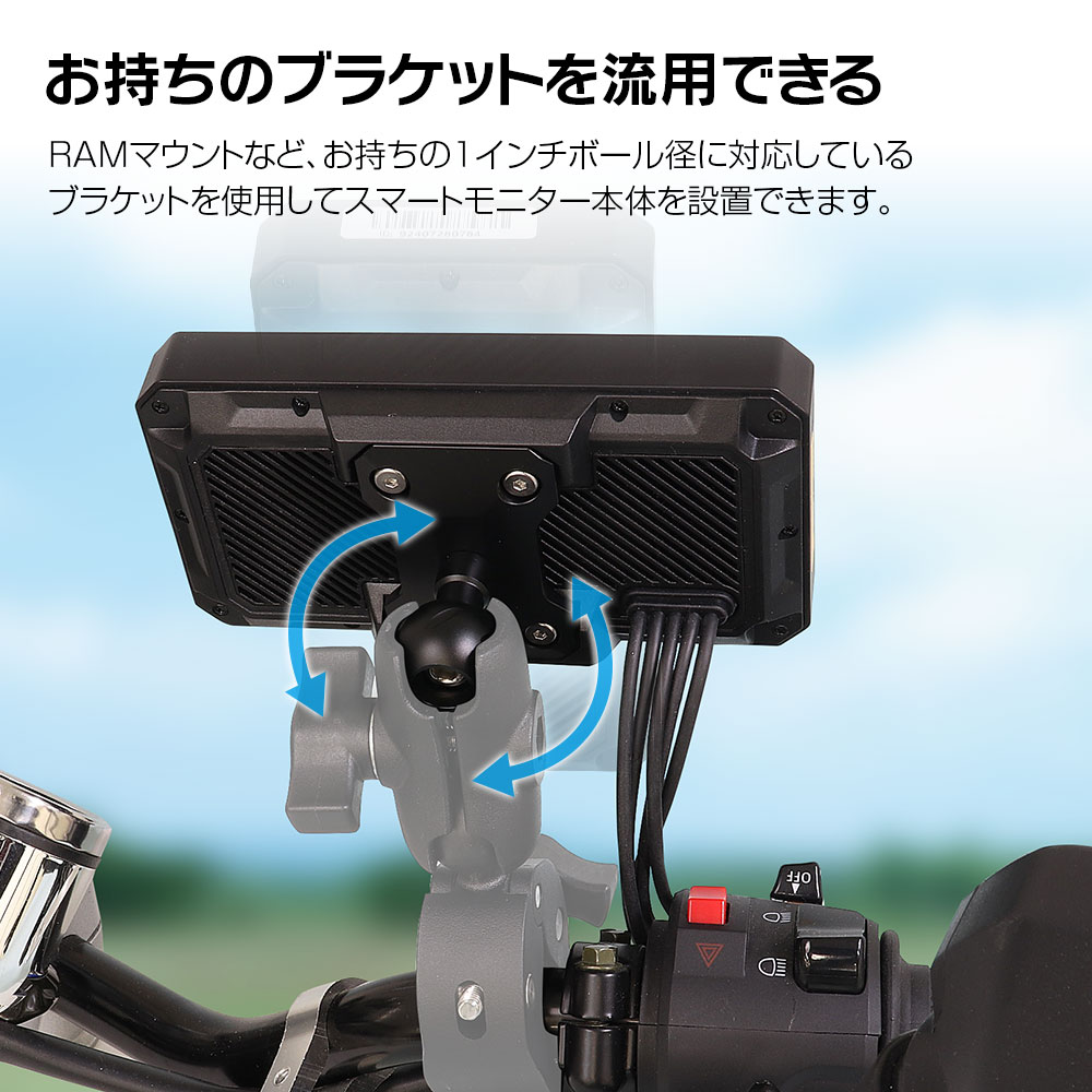 M2シリーズ専用オプション 1インチボールマウント M2-KIT05 | マックス