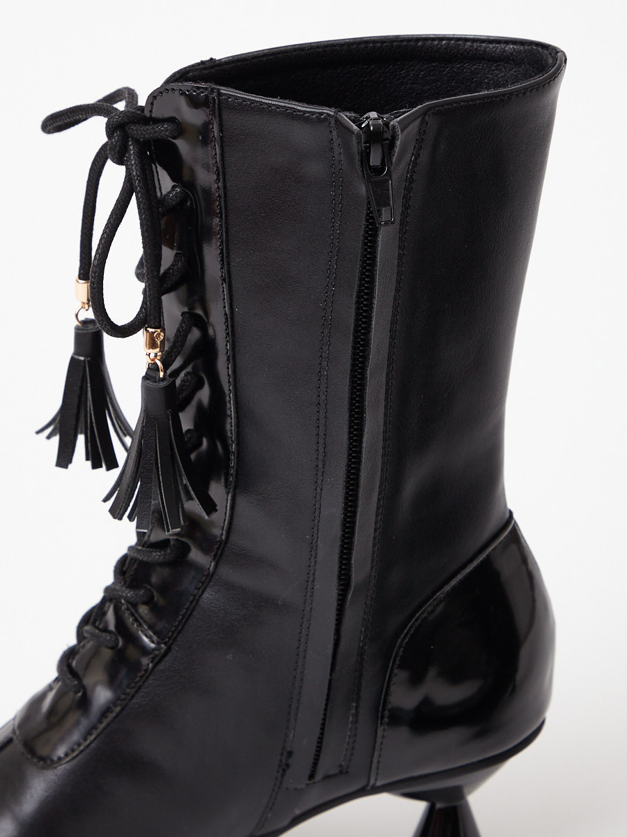 furifuレースアップブーツ(22.0cm ブラック): ふりふ ｜ミマツグループ