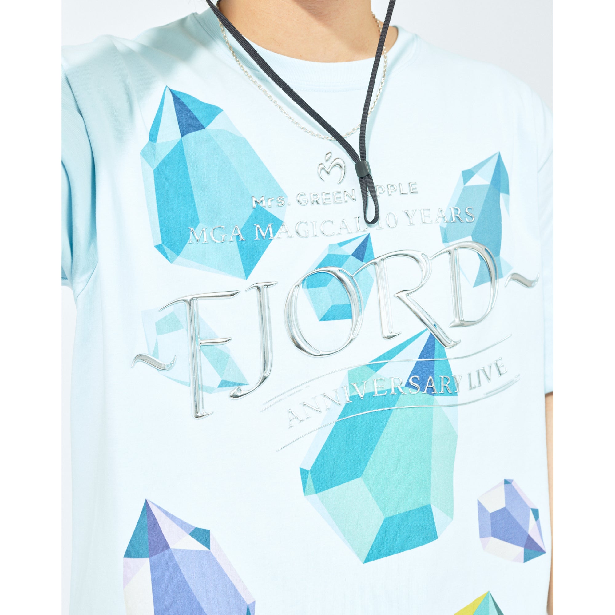 FJORD クリスタルTシャツ / ライトブルー – Mrs. GREEN APPLE OFFICIAL