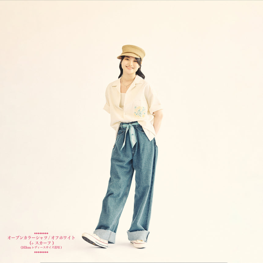LANDMARK IN HARAJUKU オープンカラーシャツ / オフホワイト – Mrs
