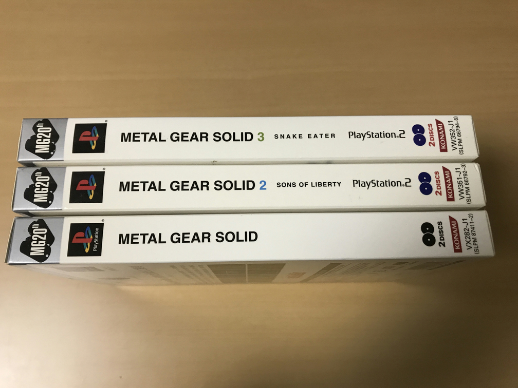 グッズ紹介 メタルギアソリッド・トリロジー 20周年記念パッケージ