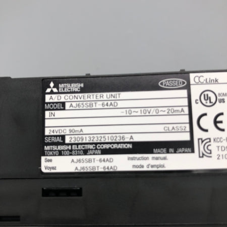 三菱電機 CC-Linkアナログ－デジタル変換ユニット AJ65SBT-64AD | FA