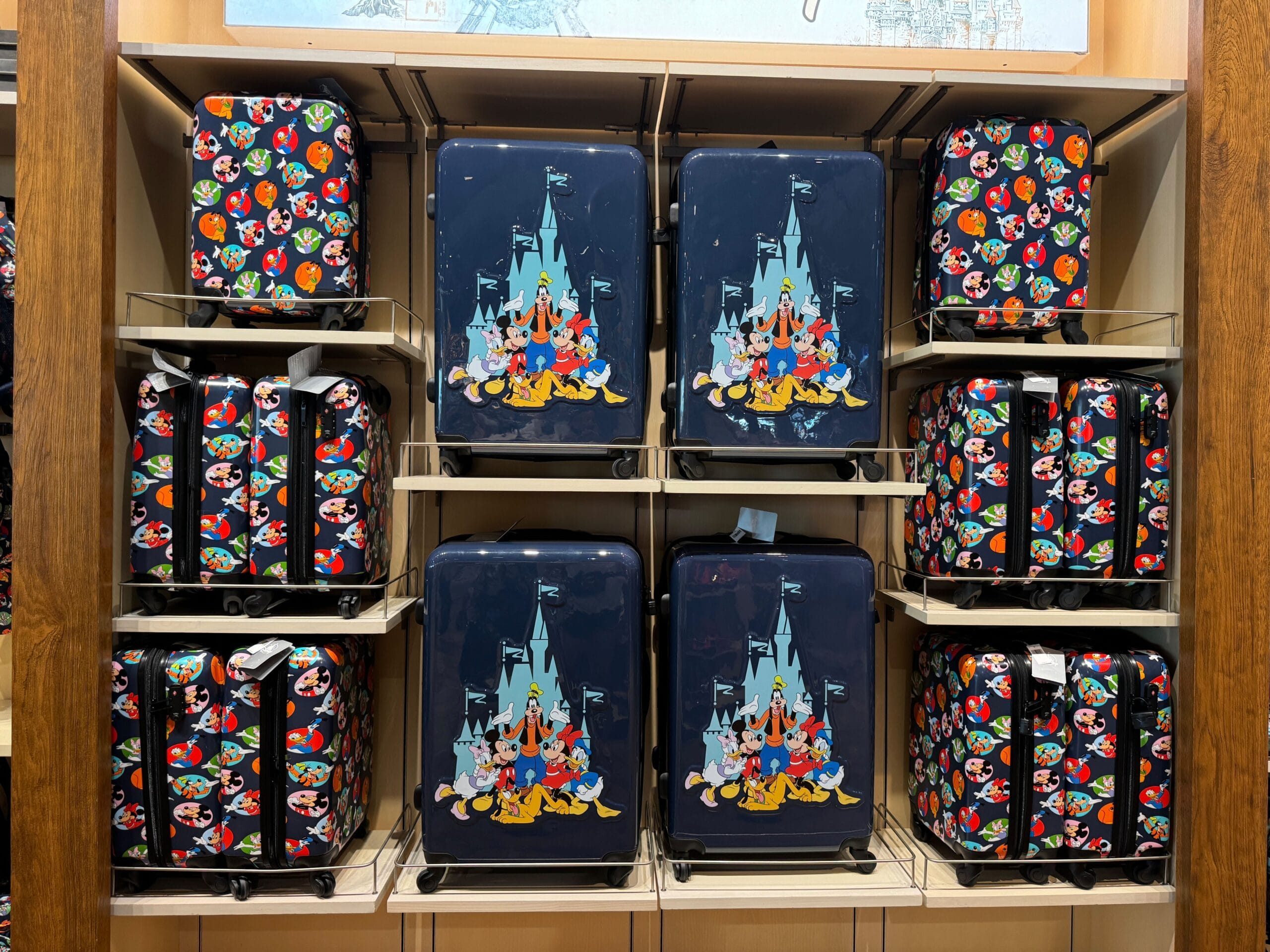 New Mickey and Friends Suitcase and Carry-On At Walt Disney World