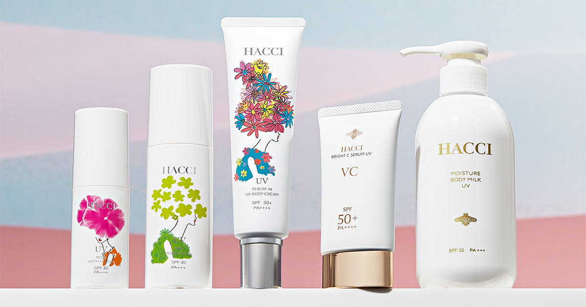 2025年夏コスメ】「ハッチ」日焼け止めコレクション ハチミツと