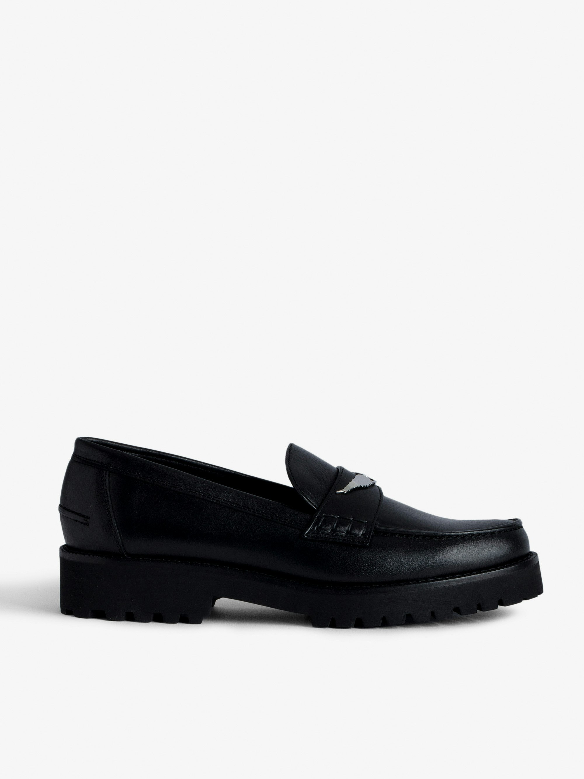 Joecassin Black Leather Loafers | Zadig&Voltaire | Zadig&Voltaire