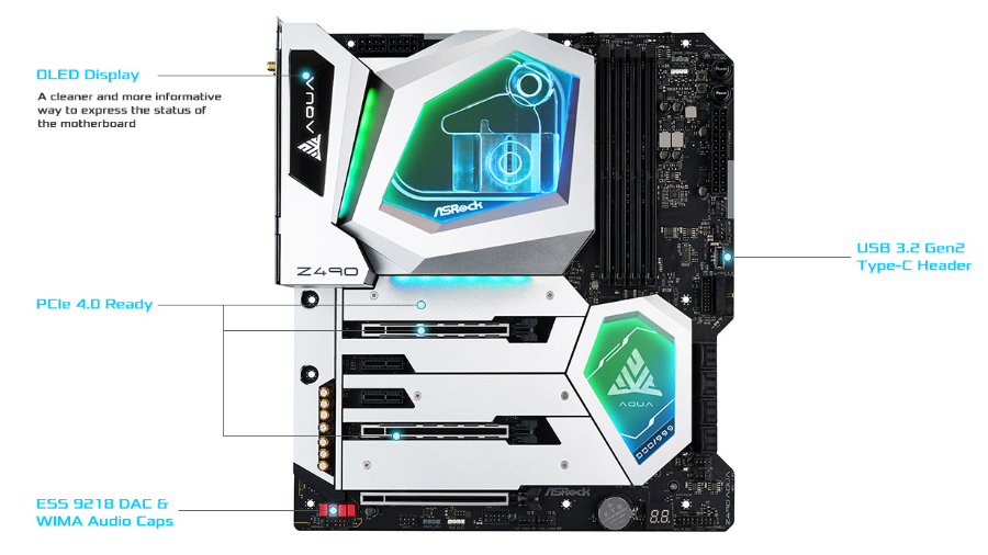 ASRock、全世界999枚限定の液冷専用LGA1200対応 Z490マザーボード