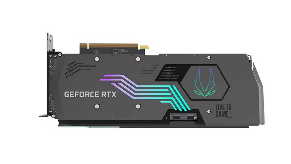 ホログラフィック仕上げのRTX 3080 LHR 12GBメモリー版「ZOTAC GAMING