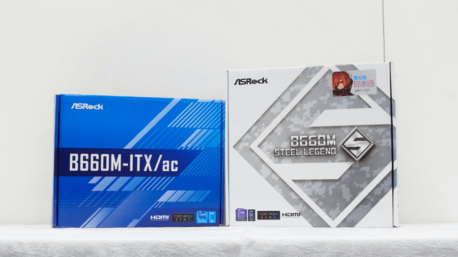 ASRock、コスパと耐久性に優れた「B660M Steel Legend」とDDR4対応Mini