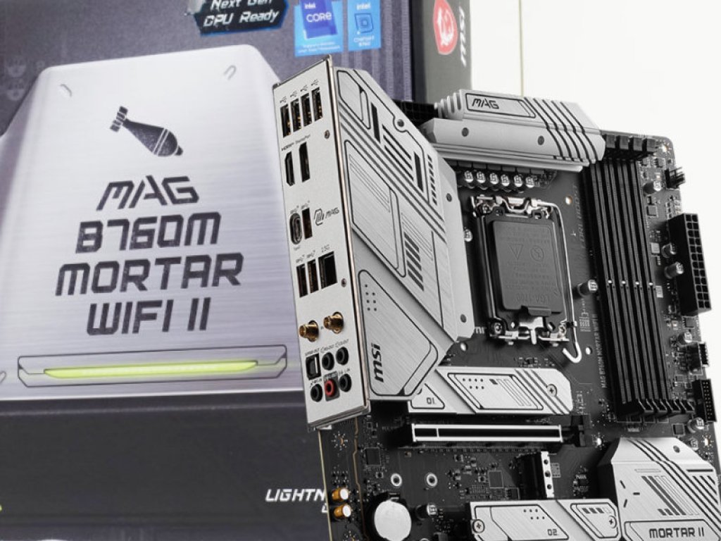 MSIからマイナーチェンジモデル「MAG B760M MORTAR WIFI II