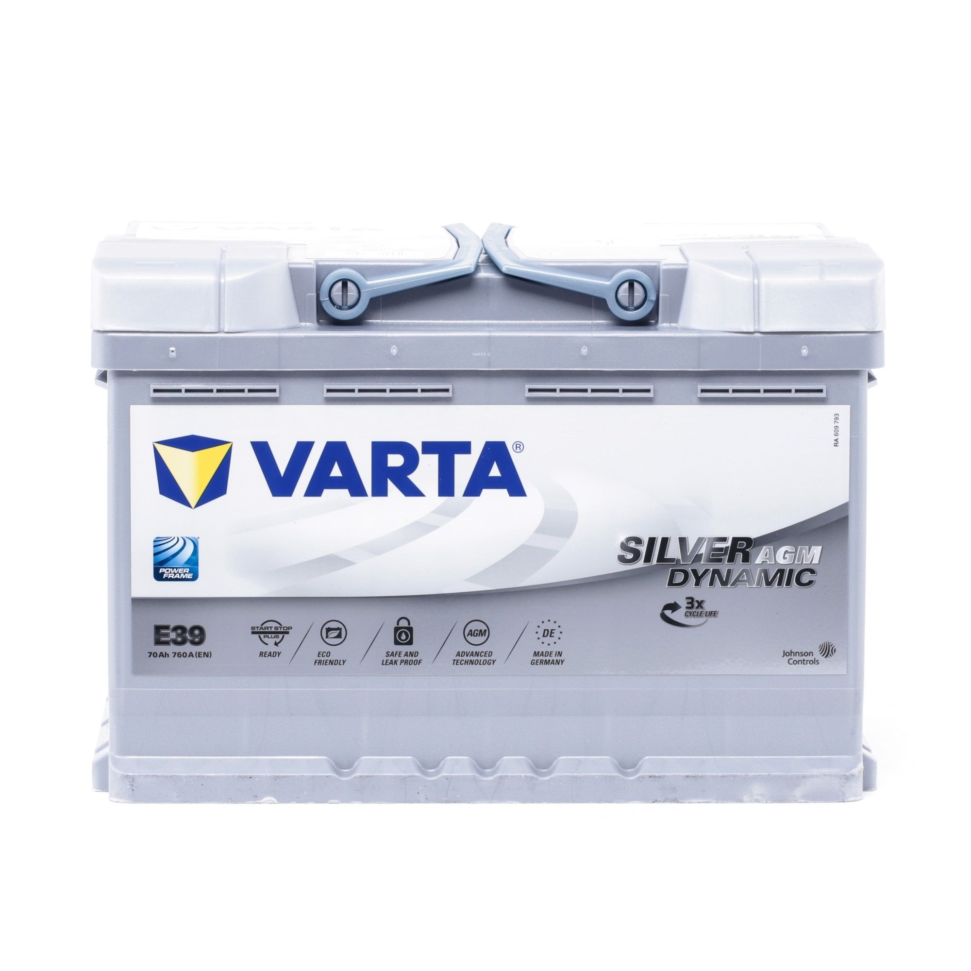 570901076D852 VARTA SILVER dynamic E39 Battery 12V 70Ah 760A B13