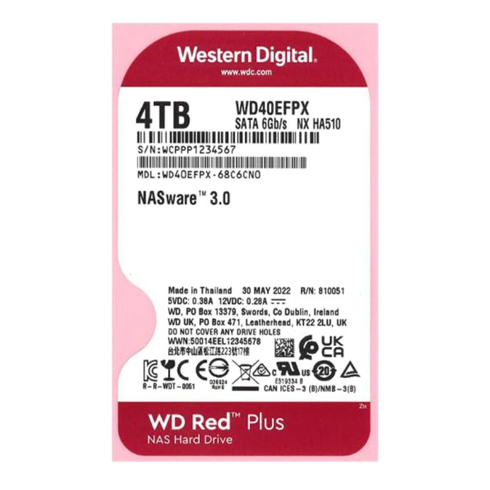 Western Digital Red Plus 4TB 3.5