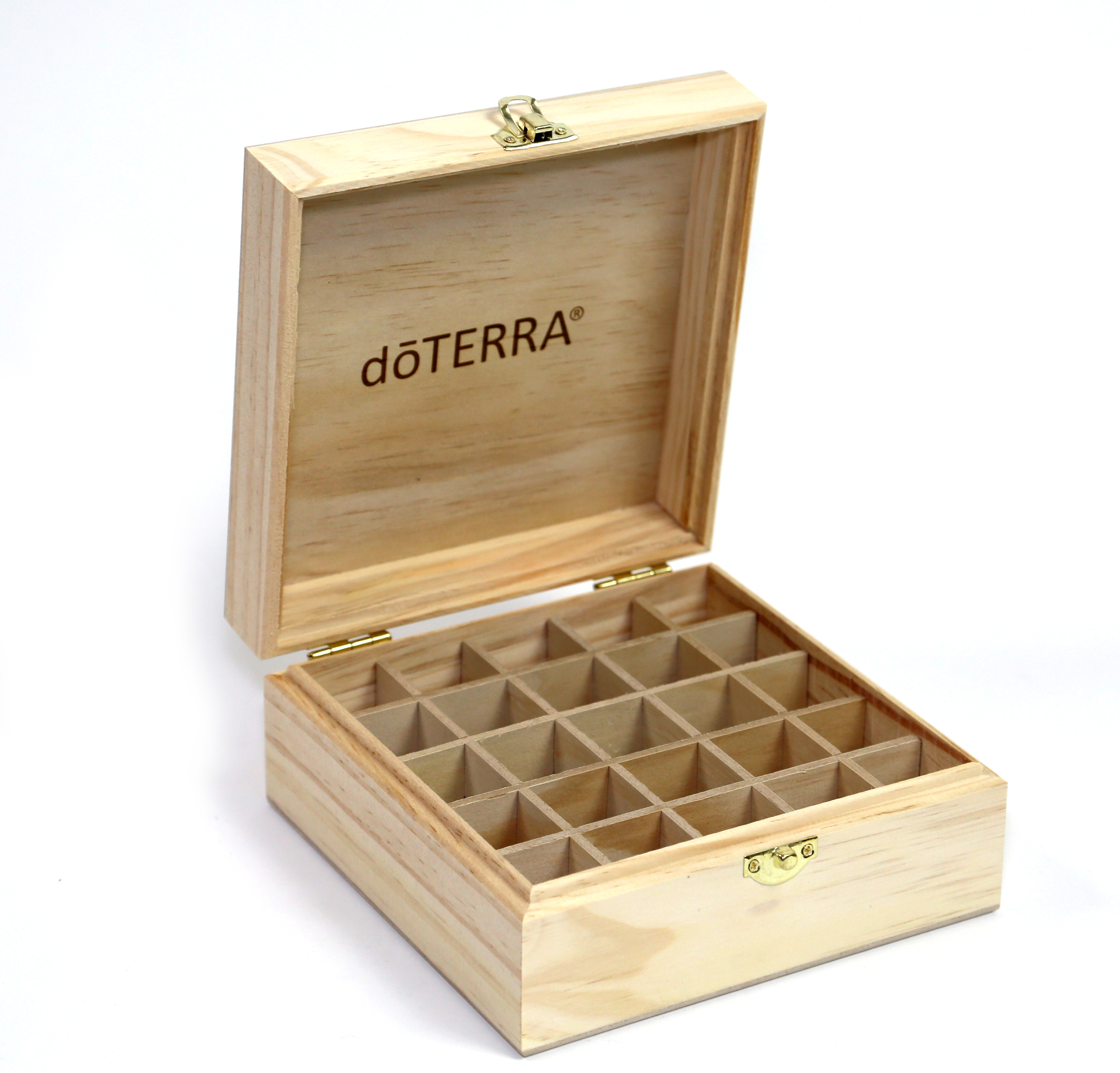 doTERRA Logo Engraved Wooden Box | dōTERRA Essential Oils
