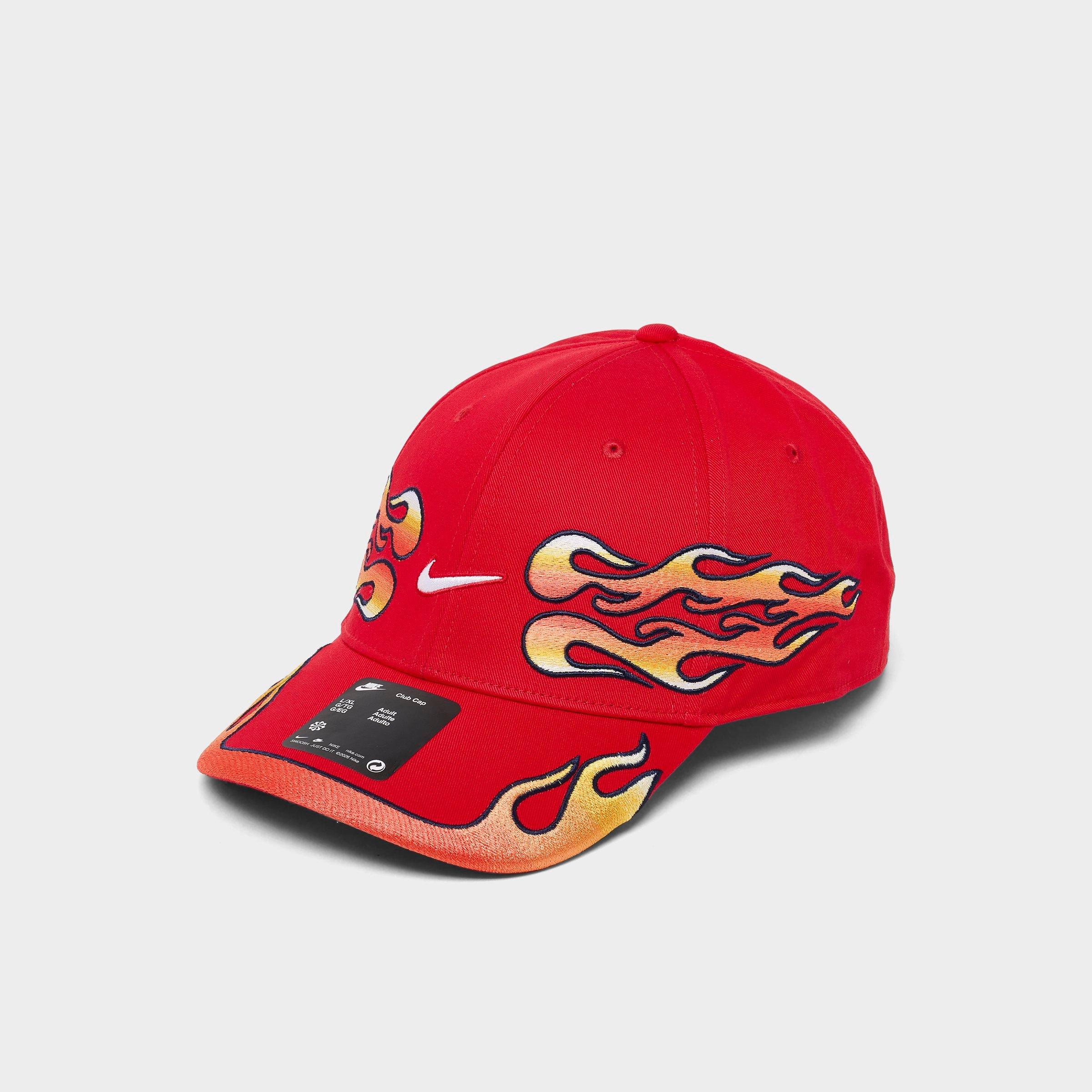 Nike Club Structured OG Flame Strapback Hat | Finish Line