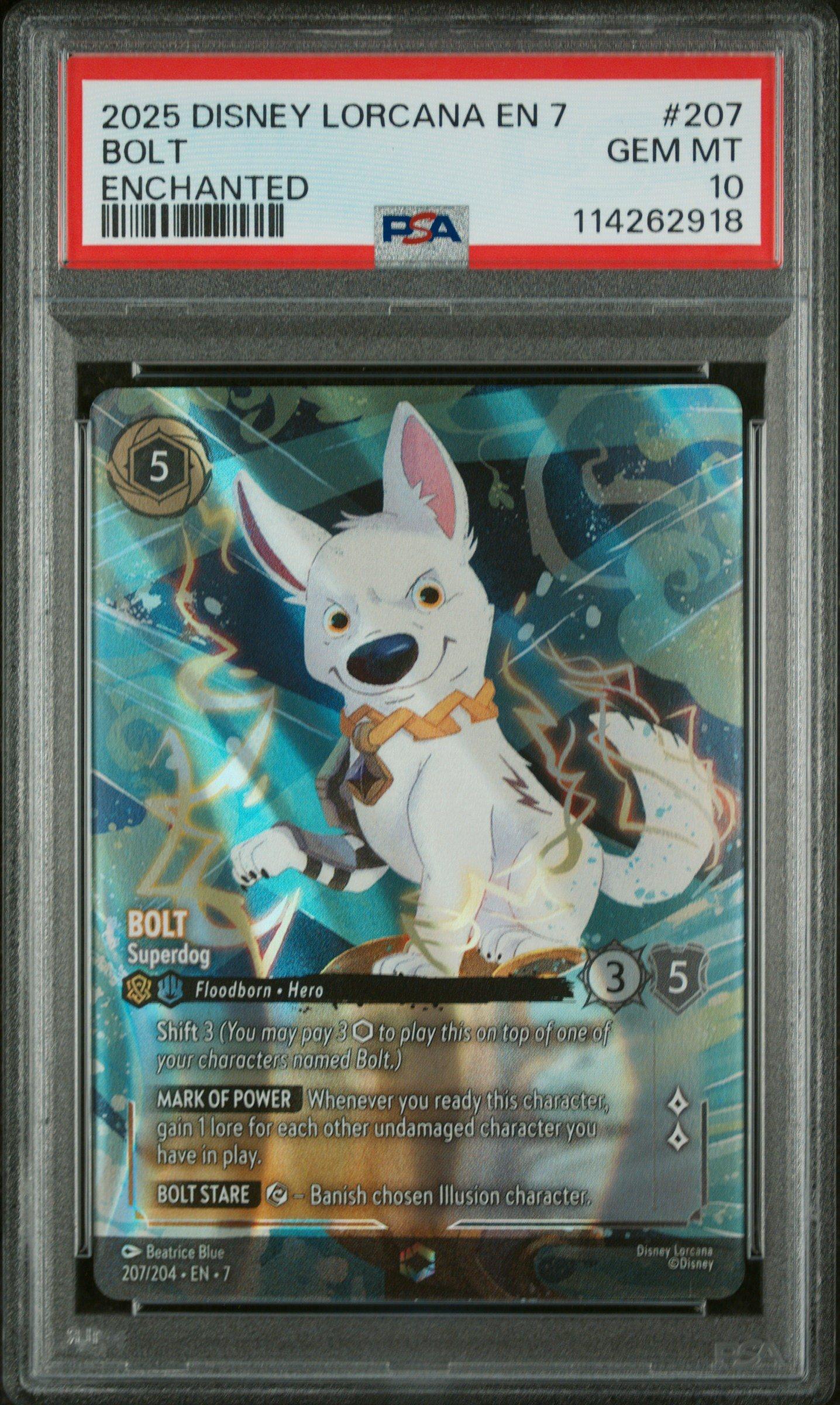 2025 Disney Lorcana En 7-archazia's Island 207 Bolt - Superdog