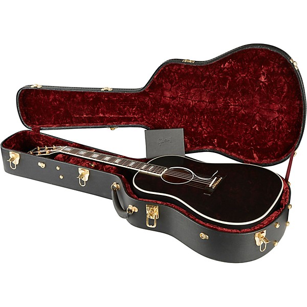 Platinum Gibson Custom J-45 Custom Acoustic-Electric Guitar Ebony