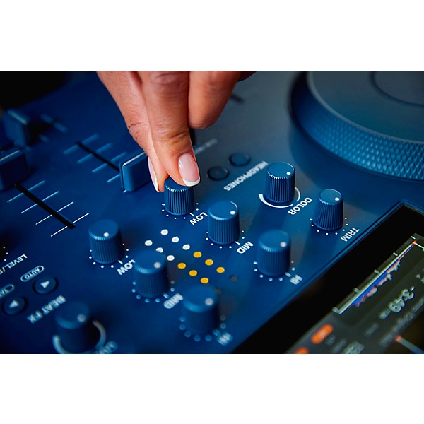 AlphaTheta OMNIS-DUO Wireless Portable All-in-One DJ System Blue