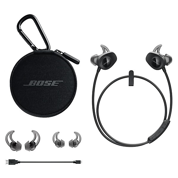 Bose SoundSport Wireless Headphones Black | Guitar Center