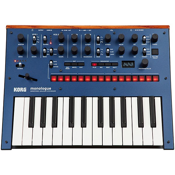 KORG monologue Monophonic Analog Synthesizer Blue | Guitar Center