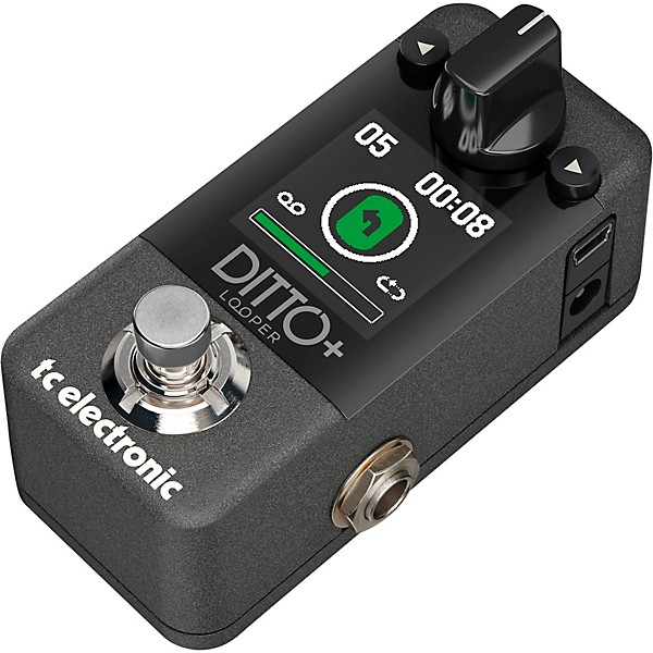 TC Electronic Ditto+ Looper Effects Pedal Black | Guitar Center