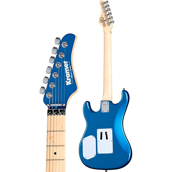 Open Box Kramer Pacer Classic Electric Guitar Radio Blue Metallic