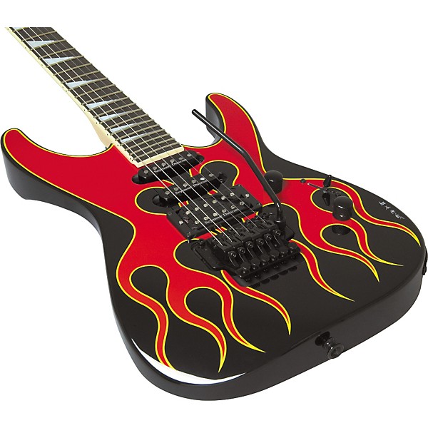 Jackson DK2 Dinky Electric Guitar (2008 Model) Hot Rod Flames