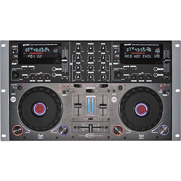 Gemini CDMP-6000 Dual CD/MP3 DJ Mixing Console | Guitar Center