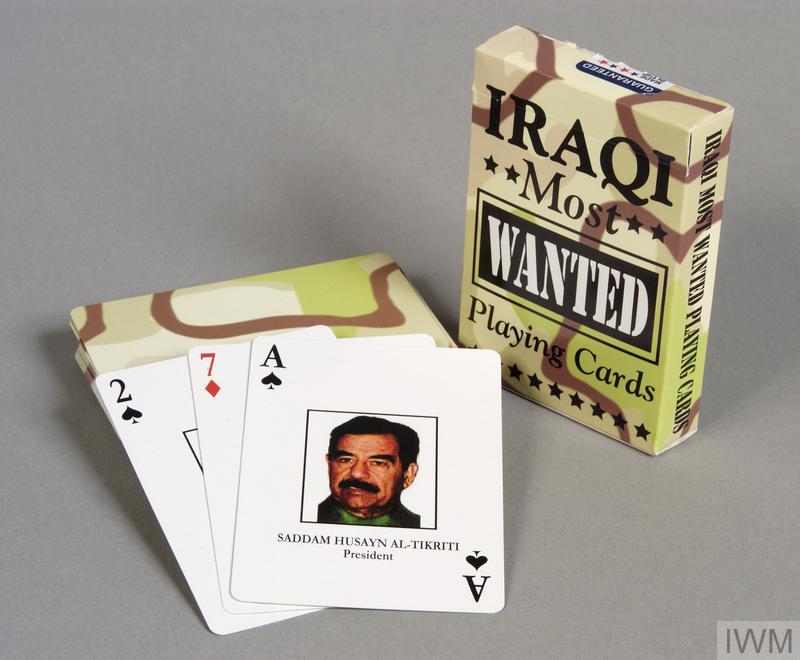playing cards, Iraqi Most Wanted | Imperial War Museums