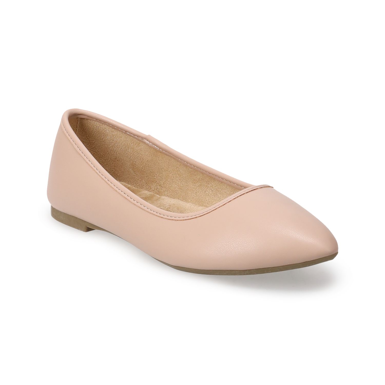 SO® Neema Women's Pointed Toe Ballet Flat