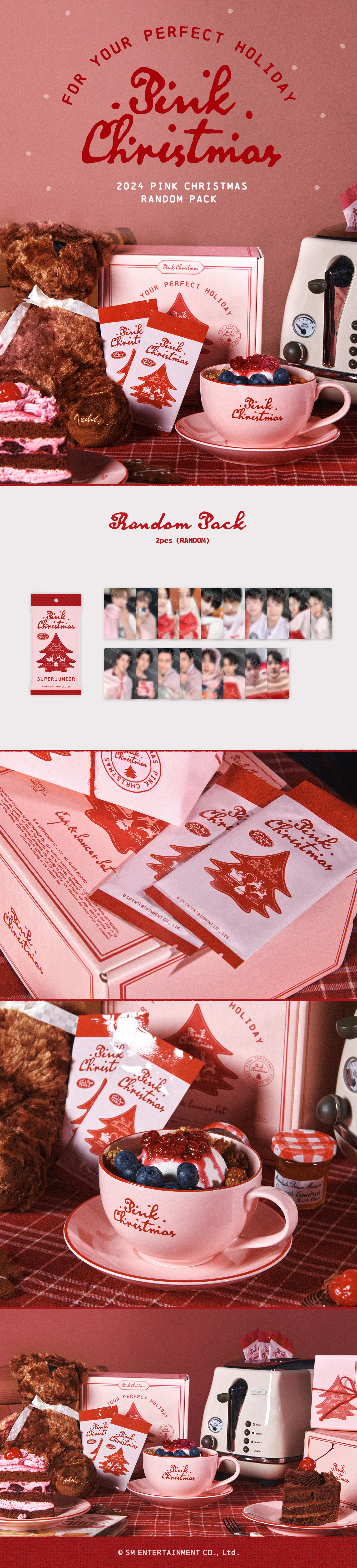 ktown4u.com : SUPER JUNIOR - [2024 PINK CHRISTMAS] PINK CHRISTMAS