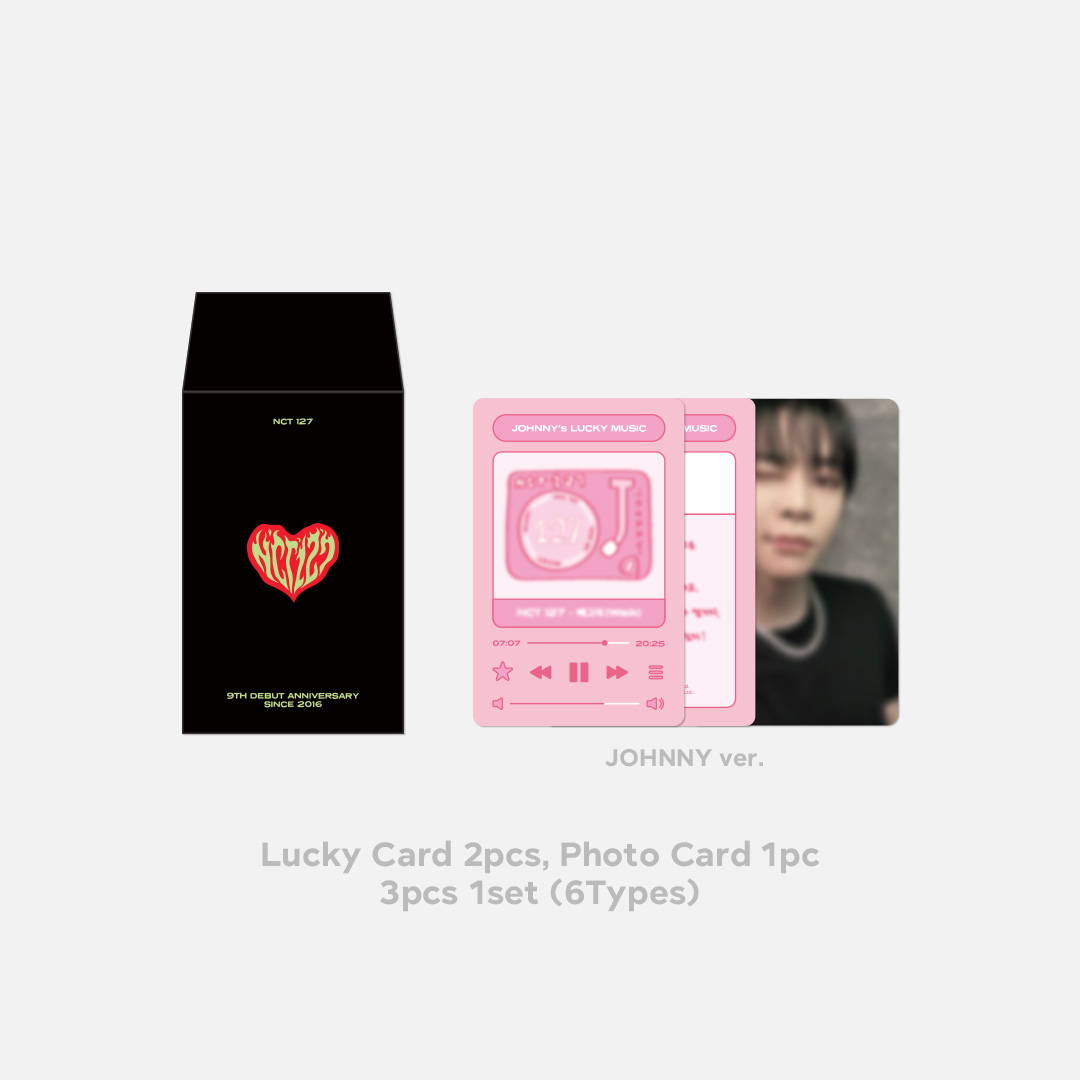 jp.ktown4u.com : NCT 127 - [9TH ANNIVERSARY MD] LUCKY CARD SET