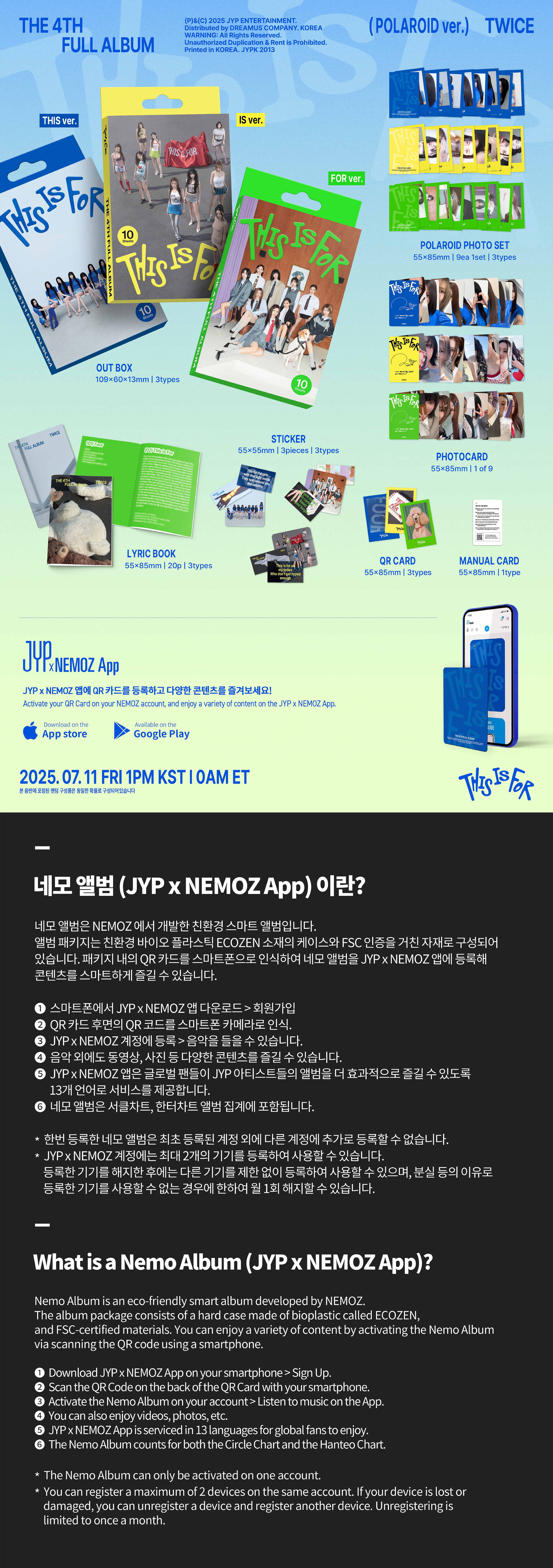 jp.ktown4u.com : [3CD セット] TWICE - 正規アルバム4集 [THIS IS FOR