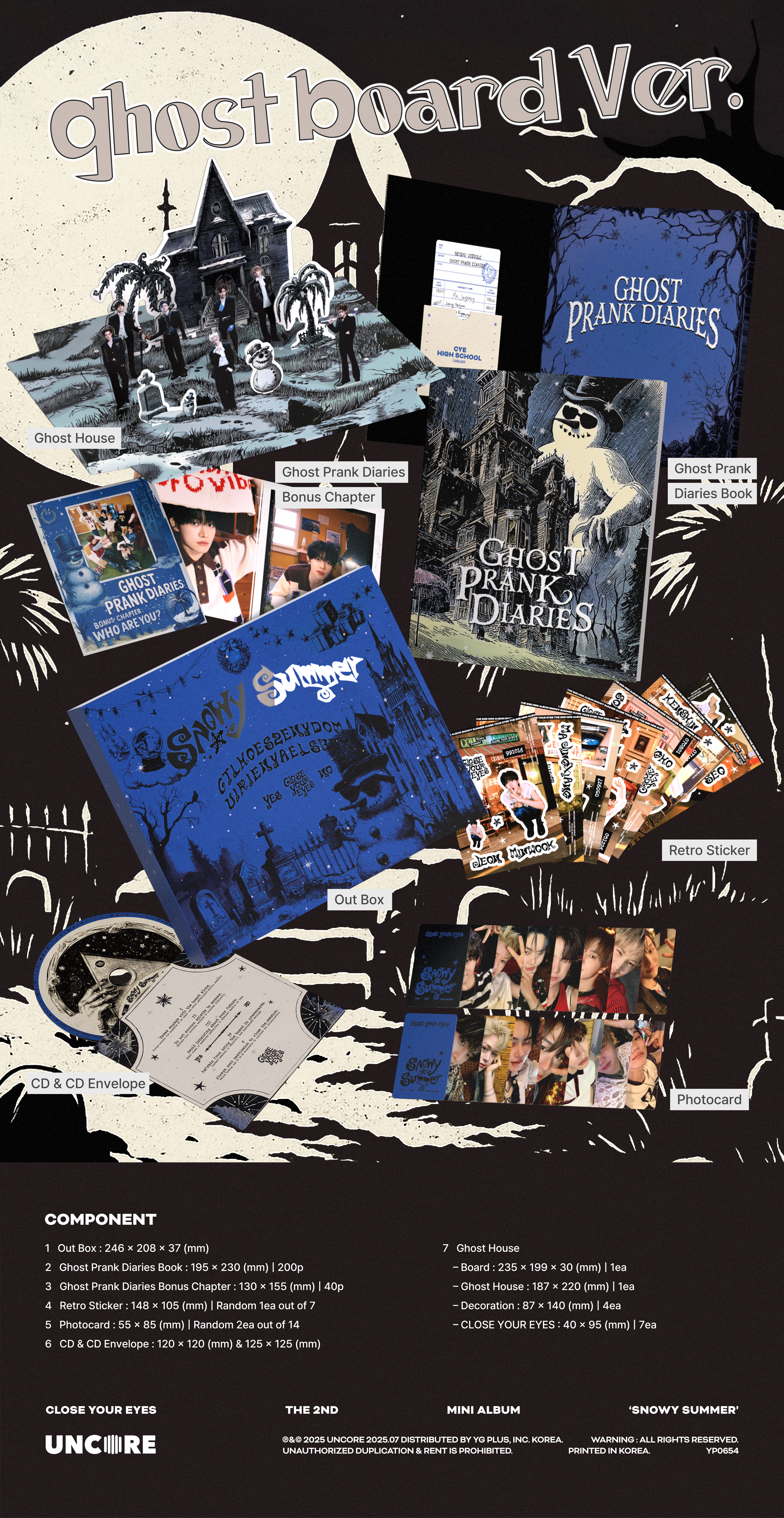 jp.ktown4u.com : CLOSE YOUR EYES - ミニアルバム2集 'Snowy Summer