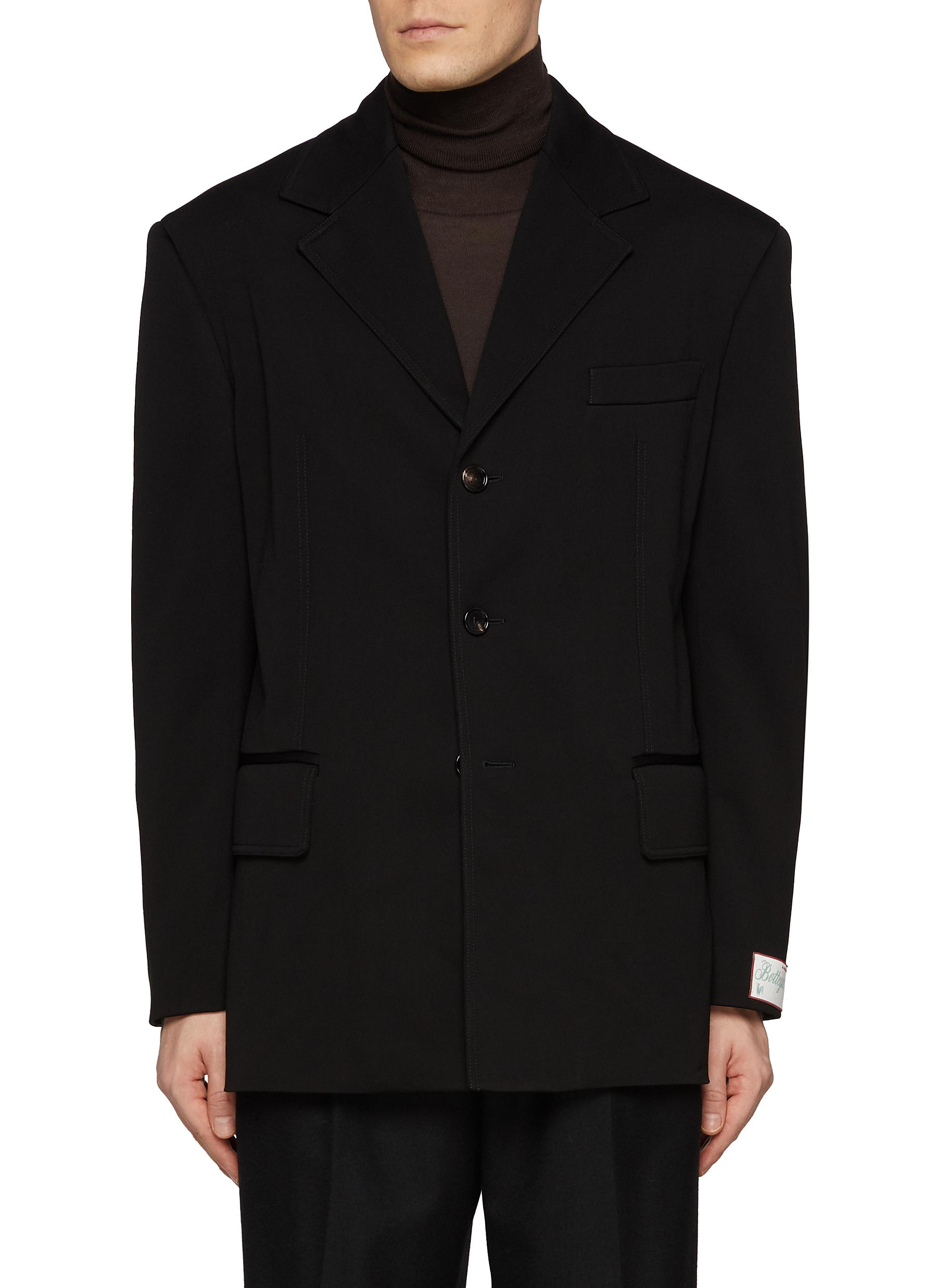 BOTTEGA VENETA | Notch Lapel Single Breasted Blazer | Men | Lane
