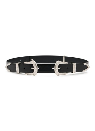 TOGA VIRILIS ACCESSORIES | Double Buckle Wide Belt | Men | Lane