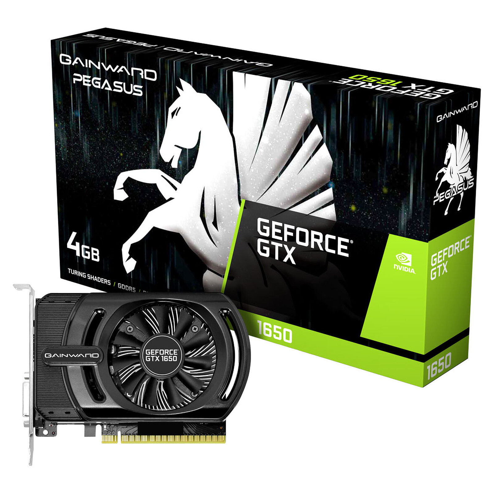 Gainward GeForce GTX 1650 GTX 1650 Pegasus (DVI) - Graphics card