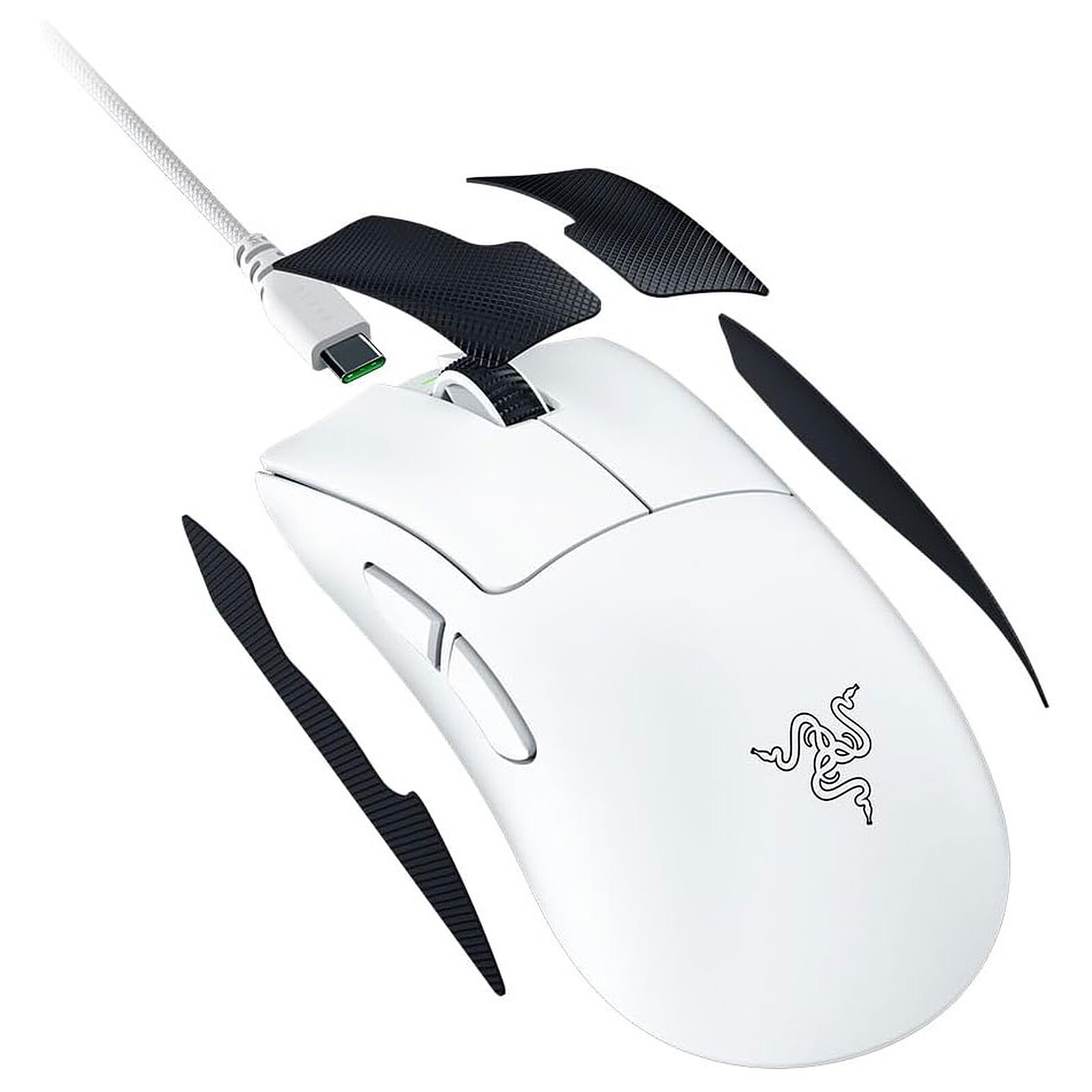 Razer DeathAdder v4 Pro (White) - Mouse - LDLC