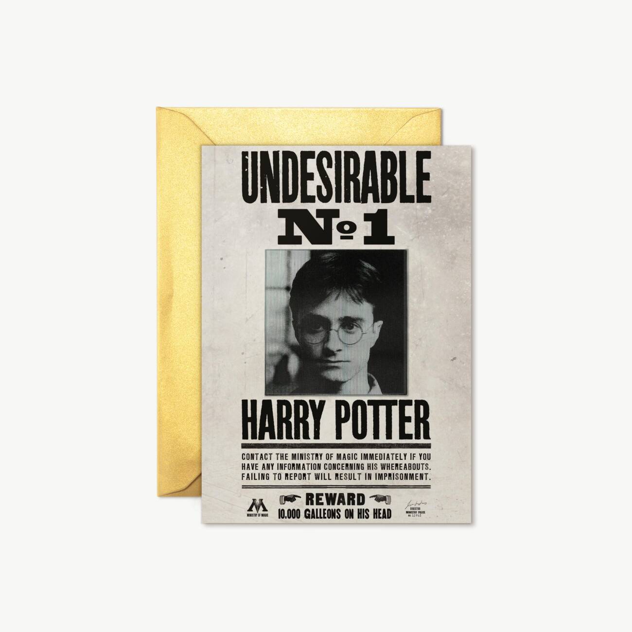 Ministry of Magic - Undesirable No.1 - MinaLima