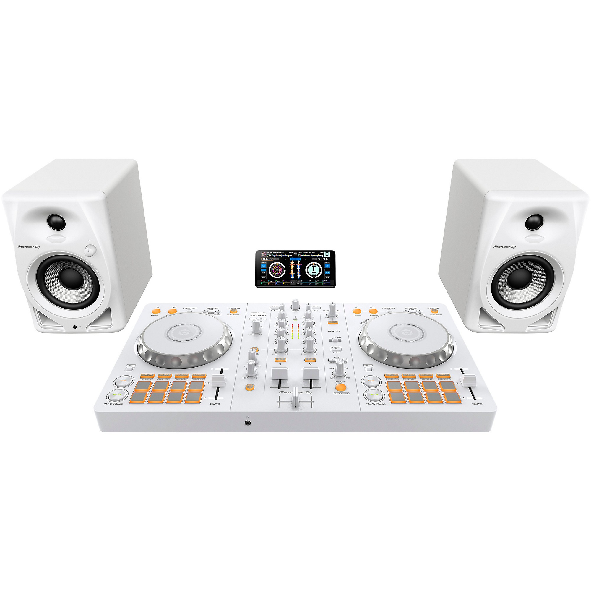 Pioneer DJ DDJ-FLX4-W 2-Channel DJ Controller for rekordbox and