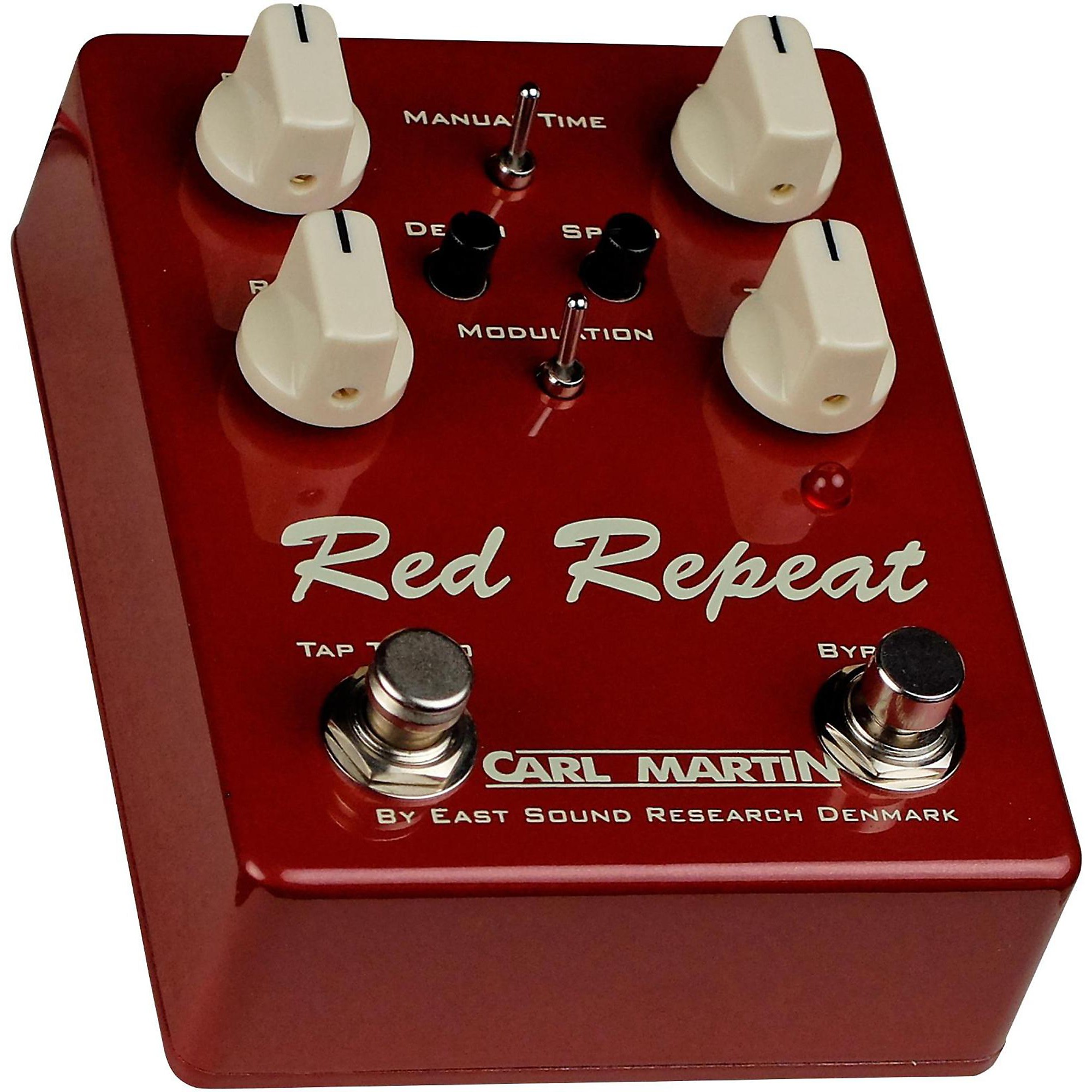 Carl Martin Red Repeat Delay Echo with Tap Tempo Pedal | Music & Arts