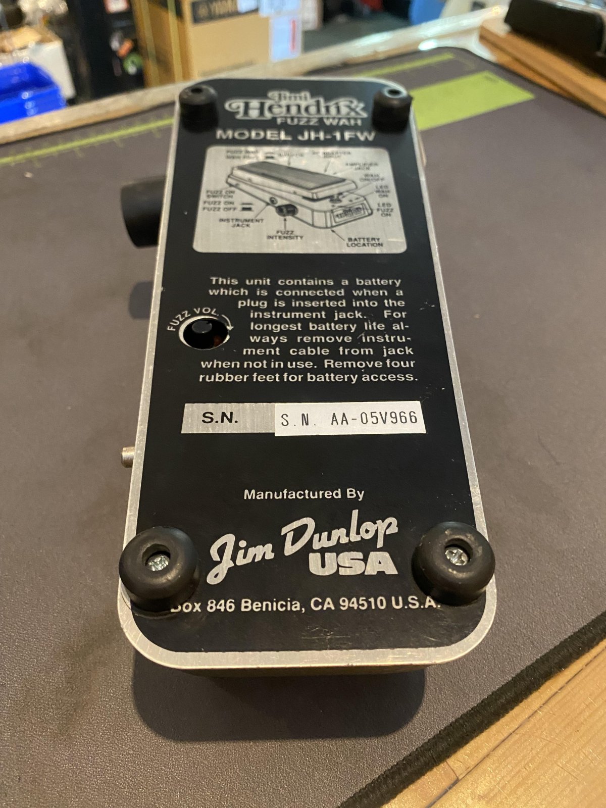 Jimi Hendrix Fuzz Wah エフェクターJH-1 FW レア貴重 Jimi Hendrix