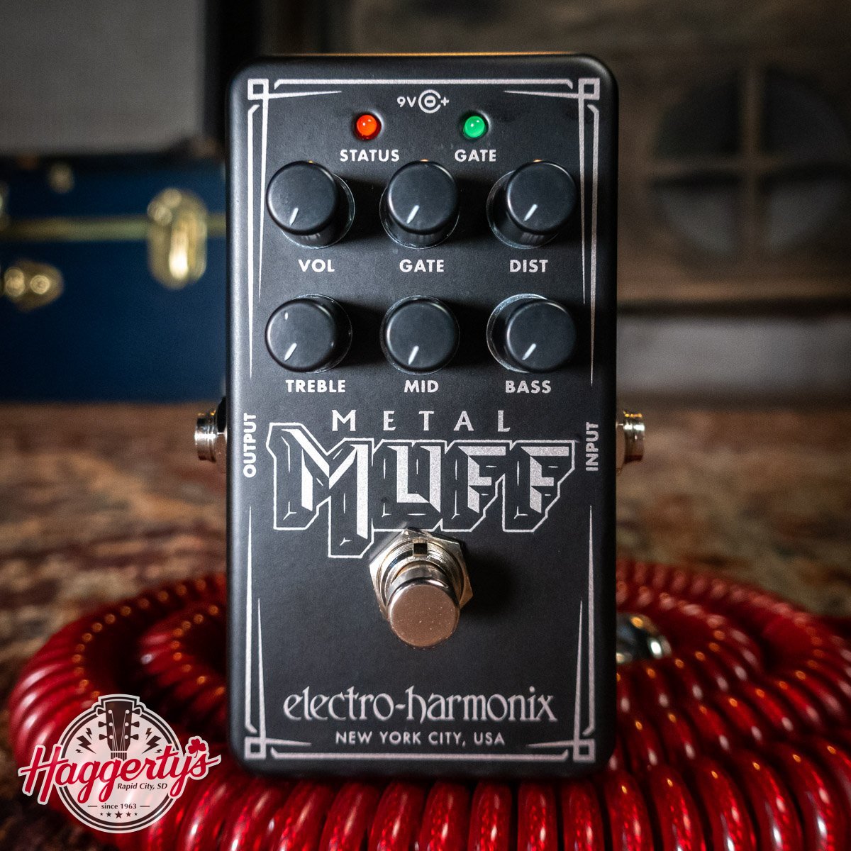 Electro-Harmonix Nano Metal Muff Distortion Guitar Pedal With Gate