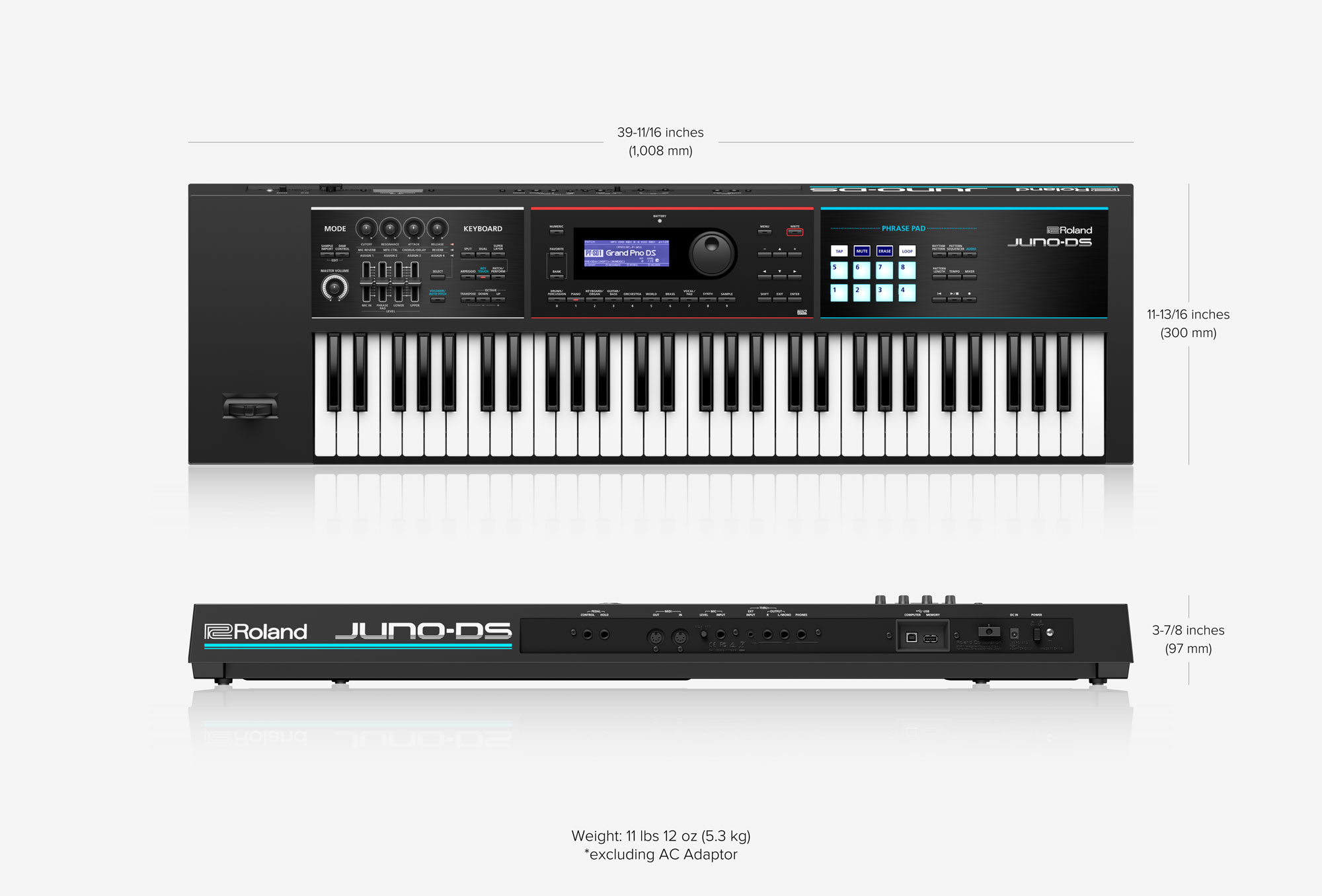 Roland JUNO-DS61 Synthesizer - 714573523070