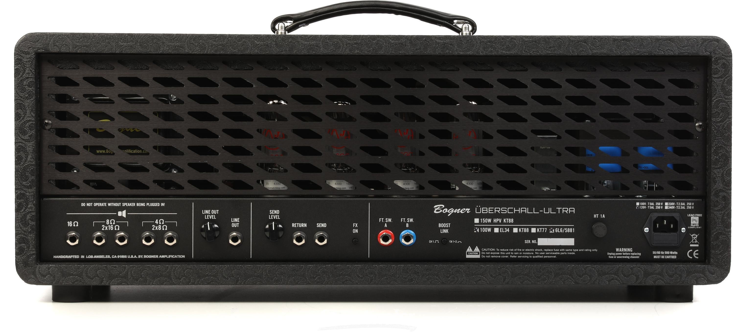 Bogner Uberschall Mk2 100-watt Tube Head - 6L6 Version | Sweetwater