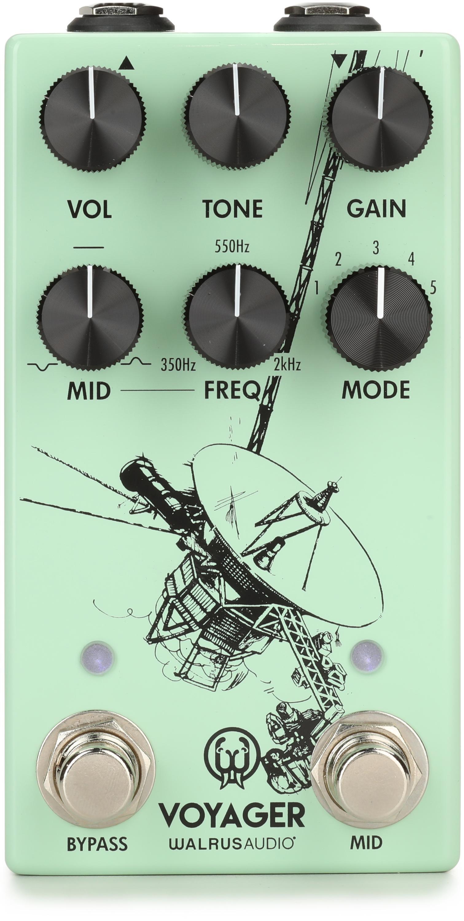 Walrus Audio Voyager MKII Overdrive Pedal - Seafoam Green | Sweetwater
