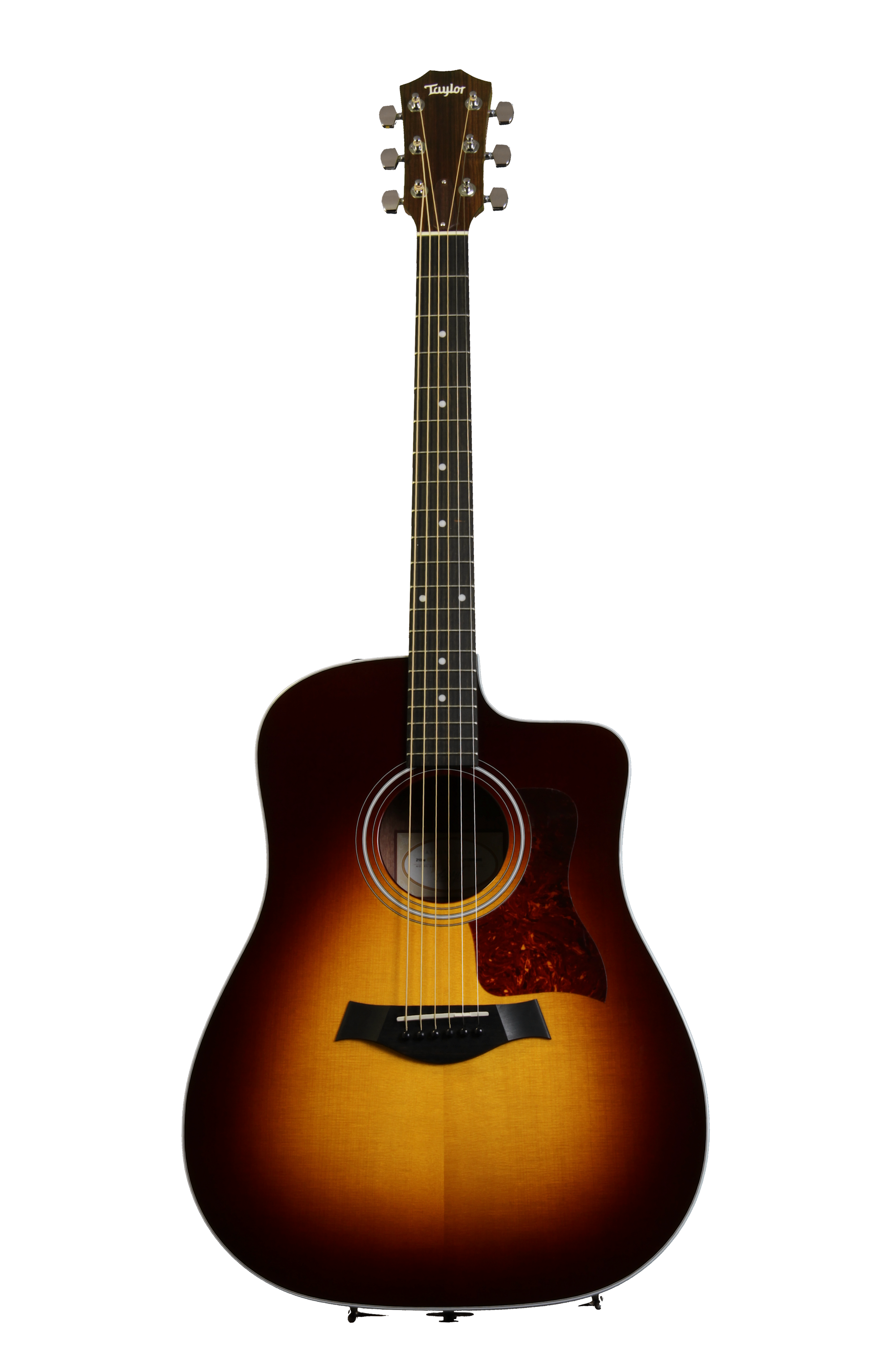 Taylor 210ce-SB Dreadnought - Cutaway, Electronics, Sunburst