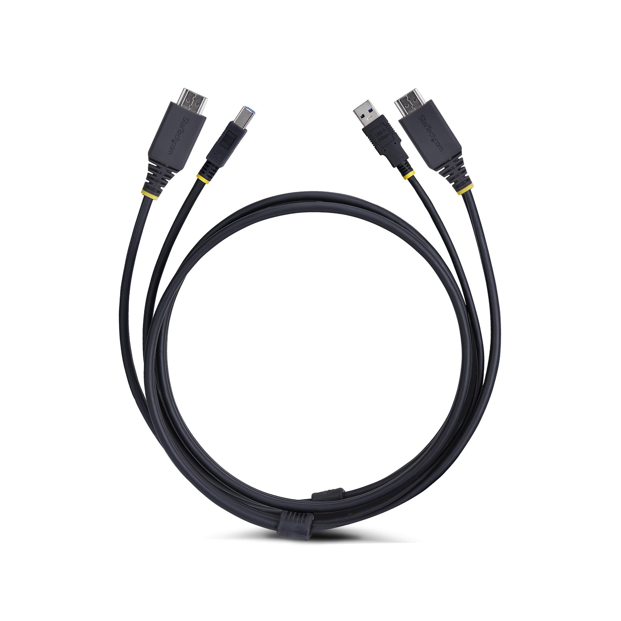 KVMケーブル／1.8m／HDMI & USB 3.0 Type-A - Type-B 5Gbps／4K60Hz